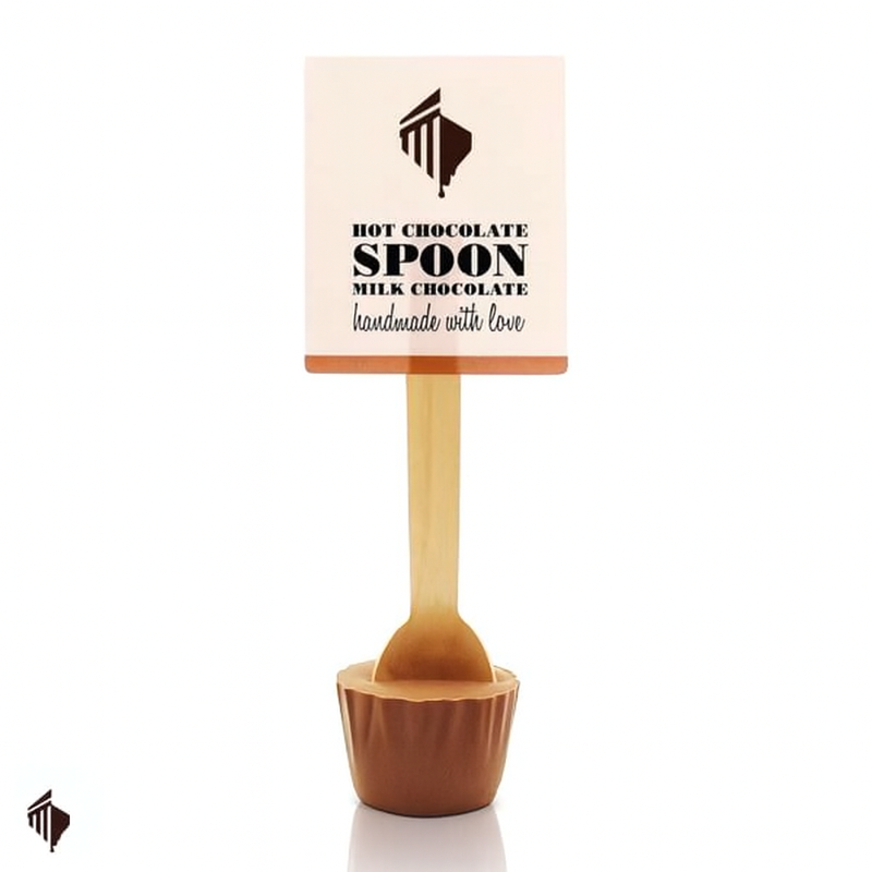 Hot Chocolate Spoon – Κουτάλι Ζεστής Σοκολάτας Γάλακτος χειροποίητο από το ChocolateFactory.gr