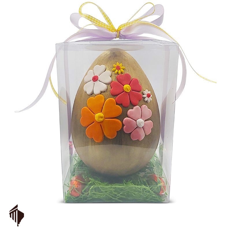 Σοκολατένιο Αυγό Χρυσό Flowers 500g e - Image 2
