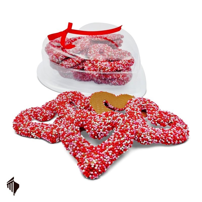 Σοκολατάκια Sprinkled Hearts