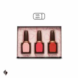 Σοκολατένιο Gift Box Nail Polish 70g με σοκολατένια μανό – δώρο Αγίου Βαλεντίνου