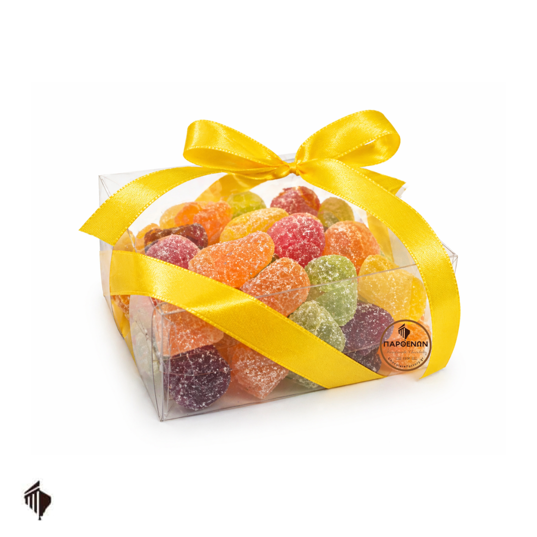 ζελεδάκια φρούτων για candy bar vegan χωρίς γλουτένη Bonelle Mixed